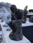 Preview: Steinfigur "Der Denker" weltberühmte Statue, 38 cm hoch, Park & Gartendekoration, Steinguss, Skulptur