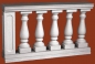 Preview: Balustradengeländer 73cm hoch -Weissbeton
