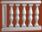 Preview: Balustradengeländer 92cm hoch Weissbeton