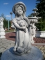 Preview: "Girl with 2 ducks" sweet stone figure