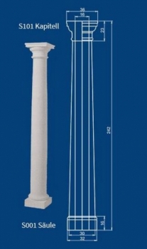Preview: Betonsäule, Steinsäule, Gartensäule, Säule