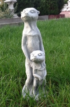 Preview: Erdmännchen, Steinfiguren, Gartenfiguren, Skulpturen, Statuen