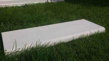 Handlauf - Abdeckung, Mauerabdeckung, gerade, Länge 75 cm, Park & Gartendekoration, Steinguss