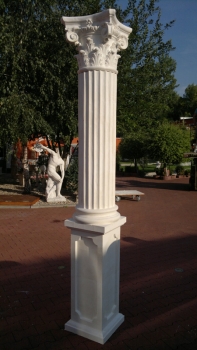 Säule, Betonsäule, Steinsäule, Gartensäule, Kapitel, Basis