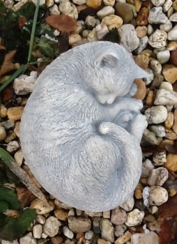 Preview: Katze, Steinfiguren, Gartenfiguren, Skulpturen, Statuen