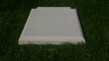 Abdeckung für Abschlusselement, Park & Gartendekoration, Steinguss