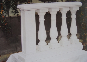 Balustraden, Baluster, Handlauf, Fusslauf, Gartendekoration