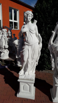 Steinfigur "Göttin der Jagd, Diana " Höhe: 140 cm, Park & Gartendekoration, Statue, Skulptur, Gartenfigur