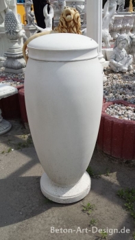 Amphore, Steinvase, Pflanzschale, Steinschale, Steinguss, Gartendekoration