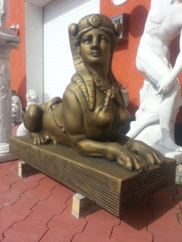 Sphinx Statue, Steinfigur, Skulptur, Gartenfigur, Torwächter