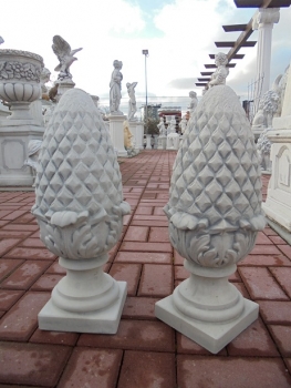Pinienzapfen, Pfeilerschmuck, Obelisk, Pfeilerkappe, Gartendekoration