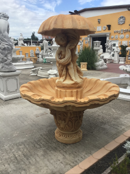 Springbrunnen, Brunnen, Schirmbrunnen, Steinbrunnen, Park & Gartendekoration, Steinguss