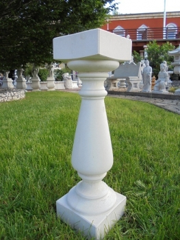 Baluster für Balustrade, Höhe 53,5 cm, Park & Gartendekoration, Steinguss, Geländer