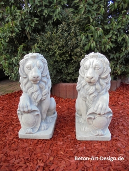 Löwe Steinfigur, Statue, Gartendekoration