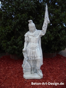 Florian Schutzpatron Feuerwehr, Statue, Steinfigur, Skulptur