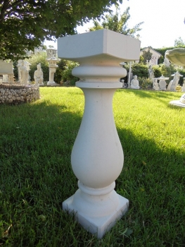 Baluster für Balustrade, Höhe 52 cm, Park & Gartendekoration, Steinguss, Geländer