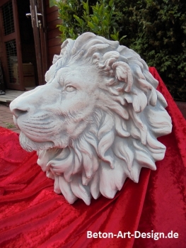 Preview: Löwe Steinfigur, Statue, Gartendekoration