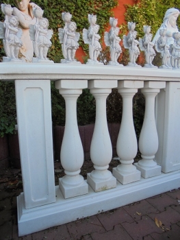 Preview: Baluster für Balustrade, Höhe 73 cm, Park & Gartendekoration, Steinguss, Geländer