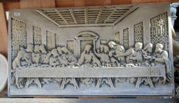 Preview: Relief, Wandbild, Steinguss, Fassadenstuck, Stuck, Ornament