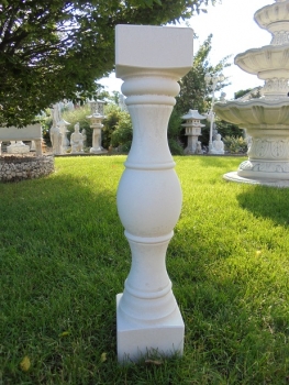 Preview: Baluster für Balustrade, Höhe 73 cm, Park & Gartendekoration, Steinguss, Geländer