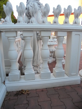 Preview: Baluster für Balustrade, Höhe 73 cm, Park & Gartendekoration, Steinguss, Geländer