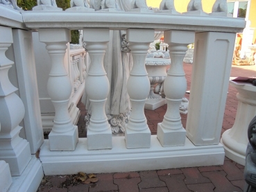 Preview: Baluster für Balustrade, Höhe 73 cm, Park & Gartendekoration, Steinguss, Geländer