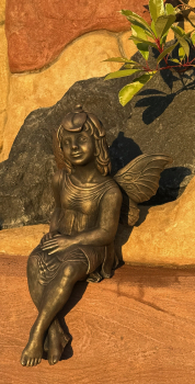 Steinfigur, Gartenfigur, Elfe