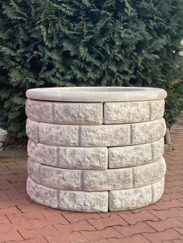 Preview: Brunnen, Brunnenring, Steinbrunnen, frostsicher, Steinguss