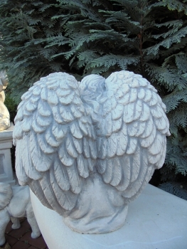 Preview: Engel, Steinfigur, Statue, Gartenfigur, Steinguss, Skulptur, Gartendekoration