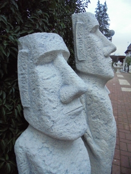 Preview: Moai Statue, Skulptur, Steinfigur