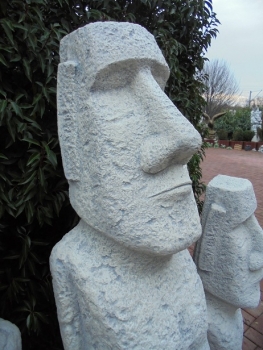 Preview: Moai Statue, Skulptur, Steinfigur