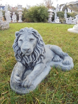 Löwen Steinfiguren, Statue, Gartendekoration