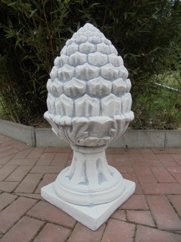 Pinienzapfen, Pfeilerschmuck, Obelisk, Pfeilerkappe, Gartendekoration