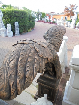 Adler Statuen, Steinfiguren, Skulpturen, Gartendekoration