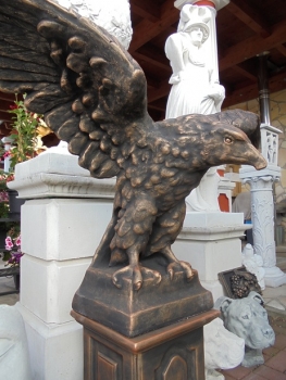 Adler Statuen, Steinfiguren, Skulpturen, Gartendekoration