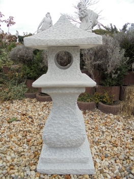 Preview: Steinlaterne, Japan Lampe, Feng Shui, Vogelhaus, Skulptur, Teehaus