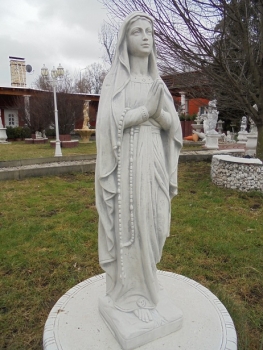Maria Statue, Steinfigur, Skulptur, Gartendekoration