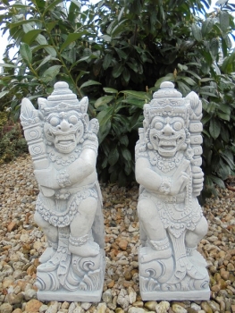 Bali Krieger Statue, Skulptur, Steinfigur, Gartenfigur