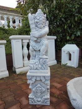 Preview: Bali Krieger Statue, Skulptur, Steinfigur, Gartenfigur