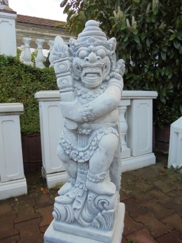 Bali Krieger Statue, Skulptur, Steinfigur, Gartenfigur