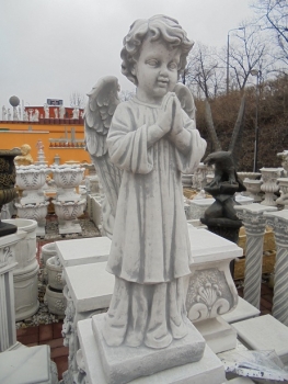 Preview: Engel, Steinfigur, Statue, Gartenfigur, Steinguss, Skulptur, Gartendekoration