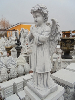 Preview: Engel, Steinfigur, Statue, Gartenfigur, Steinguss, Skulptur, Gartendekoration