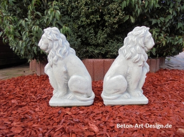 Preview: Löwe Steinfigur, Statue, Gartendekoration