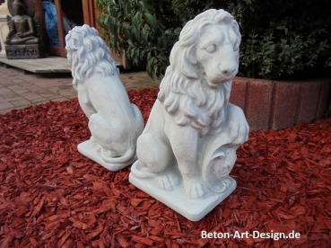 Preview: Löwe Steinfigur, Statue, Gartendekoration