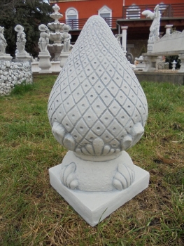 Pinienzapfen, Pfeilerschmuck, Obelisk, Pfeilerkappe, Gartendekoration