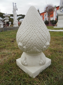 Pinienzapfen, Pfeilerschmuck, Obelisk, Pfeilerkappe, Gartendekoration