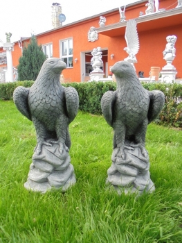 Adler Statuen, Steinfiguren, Skulpturen, Gartendekoration