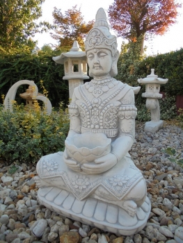 Buddha, Skulptur, Steinfigur, Gartenfigur