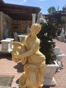 Gartenfigur, Statue, Römerin, 142 cm Hoch, Park & Gartendekoration, Skulptur, XXL, Steinfigur, Steinguss