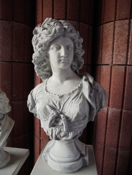 Büste, Skulptur, Steinfigur, Gartendekoration